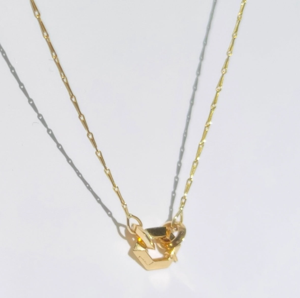 Gold Open Barley corn chain
