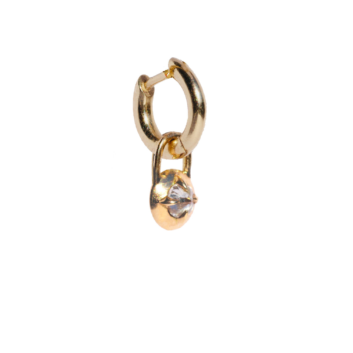 Barbed Diamond Mini Compass Ear Charm