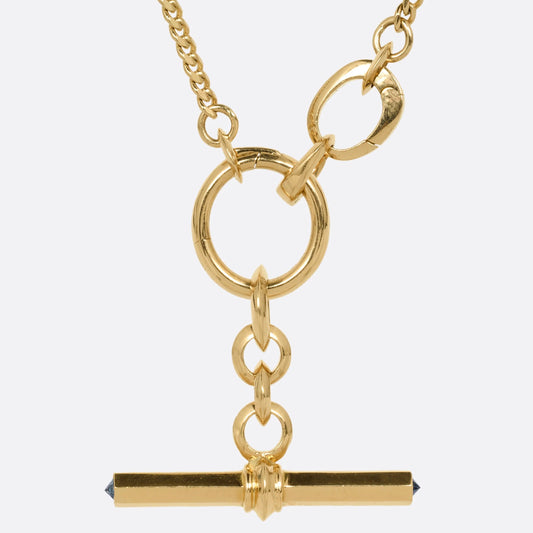 Convertible Barbed Stone T-bar Chain