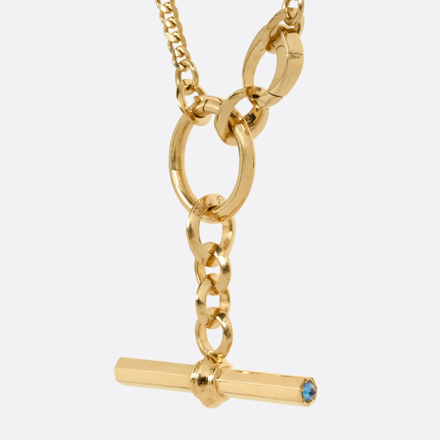 Convertible Barbed Stone T-bar Chain
