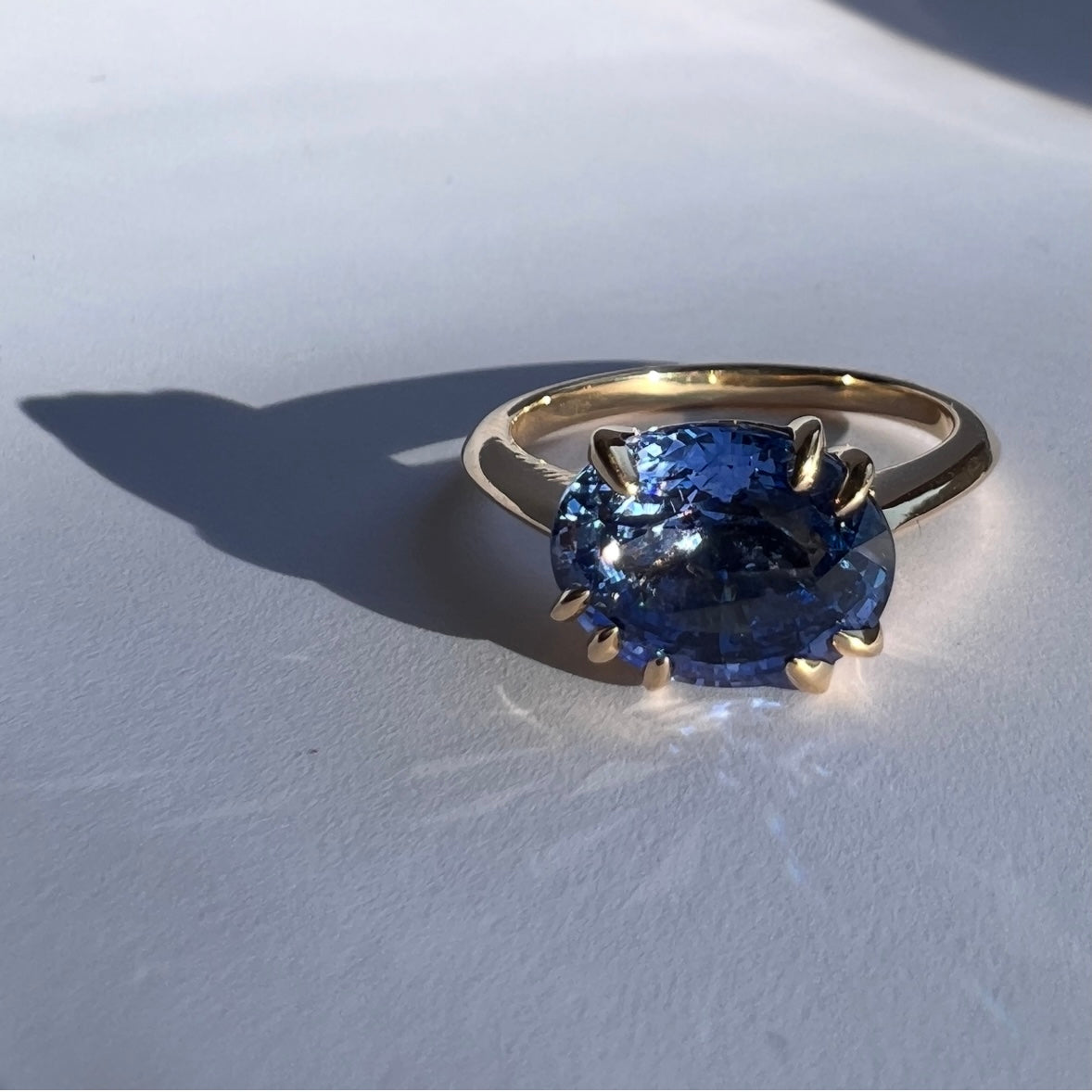Sapphire Makhaira Solitaire
