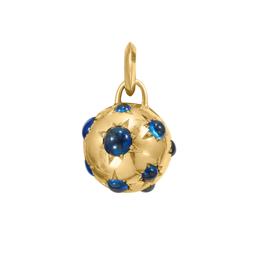 Jelly Bean Sapphire Orb Charm