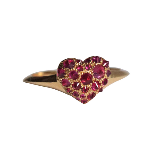 'Tough Love' Ruby Signet Ring