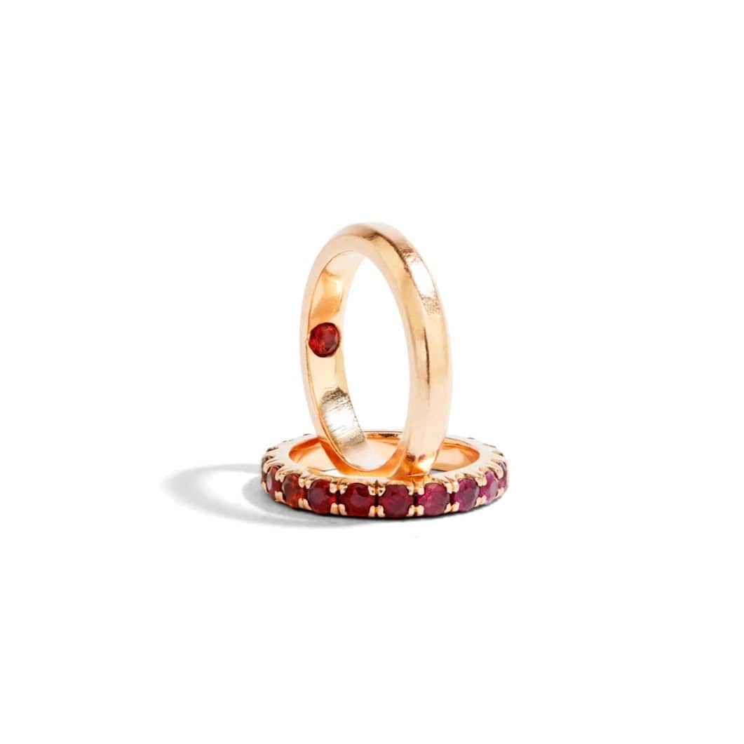 The 'Ira' Solid Gold Beveled Band