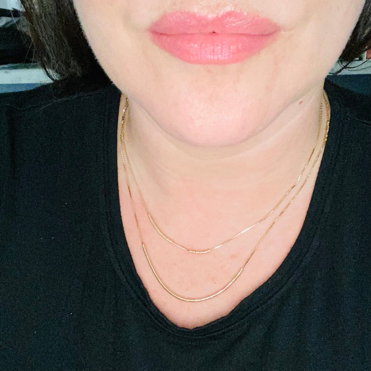 XL Gold Komboloi "Worry Bead" Necklace