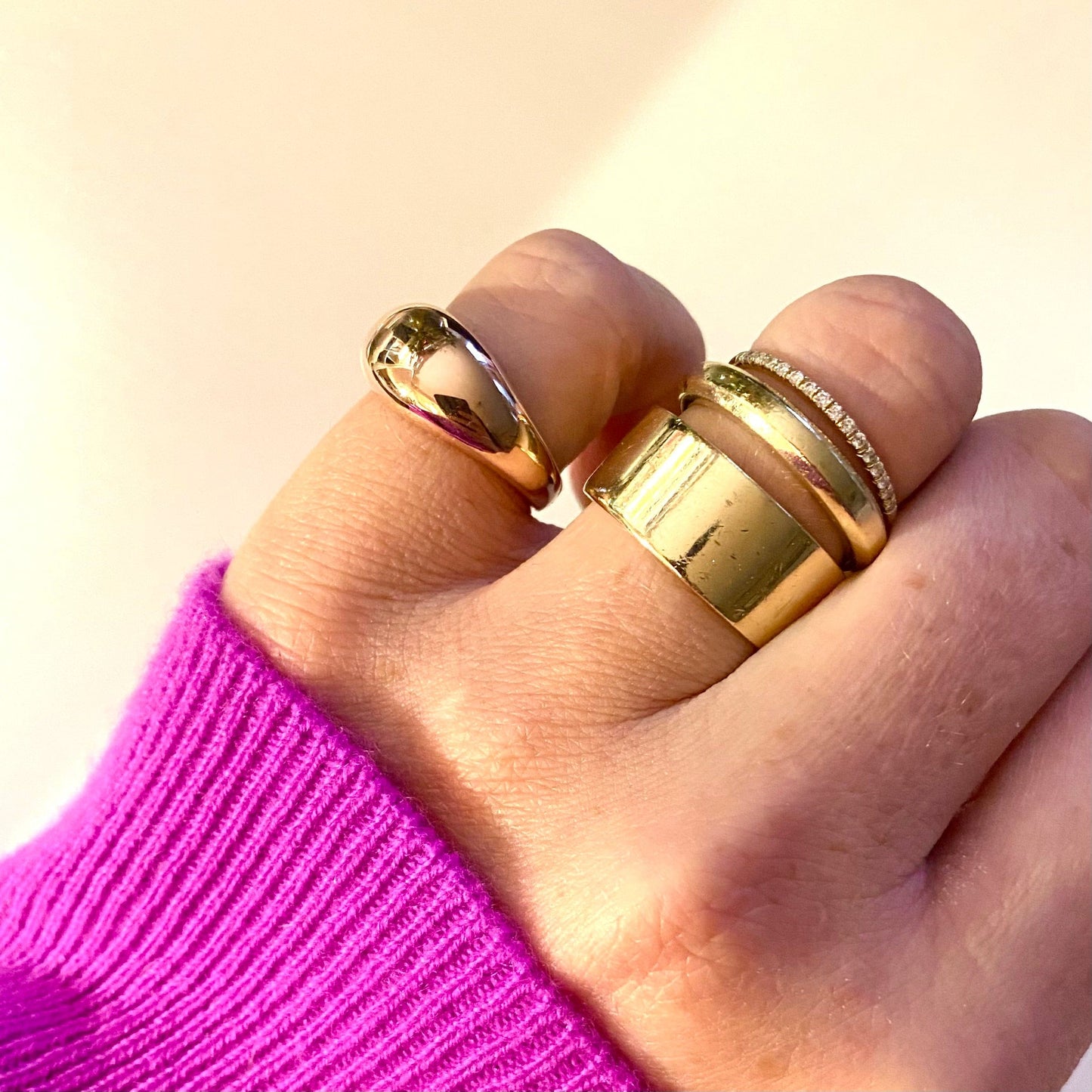 The Duomo Solid Gold Dome Ring