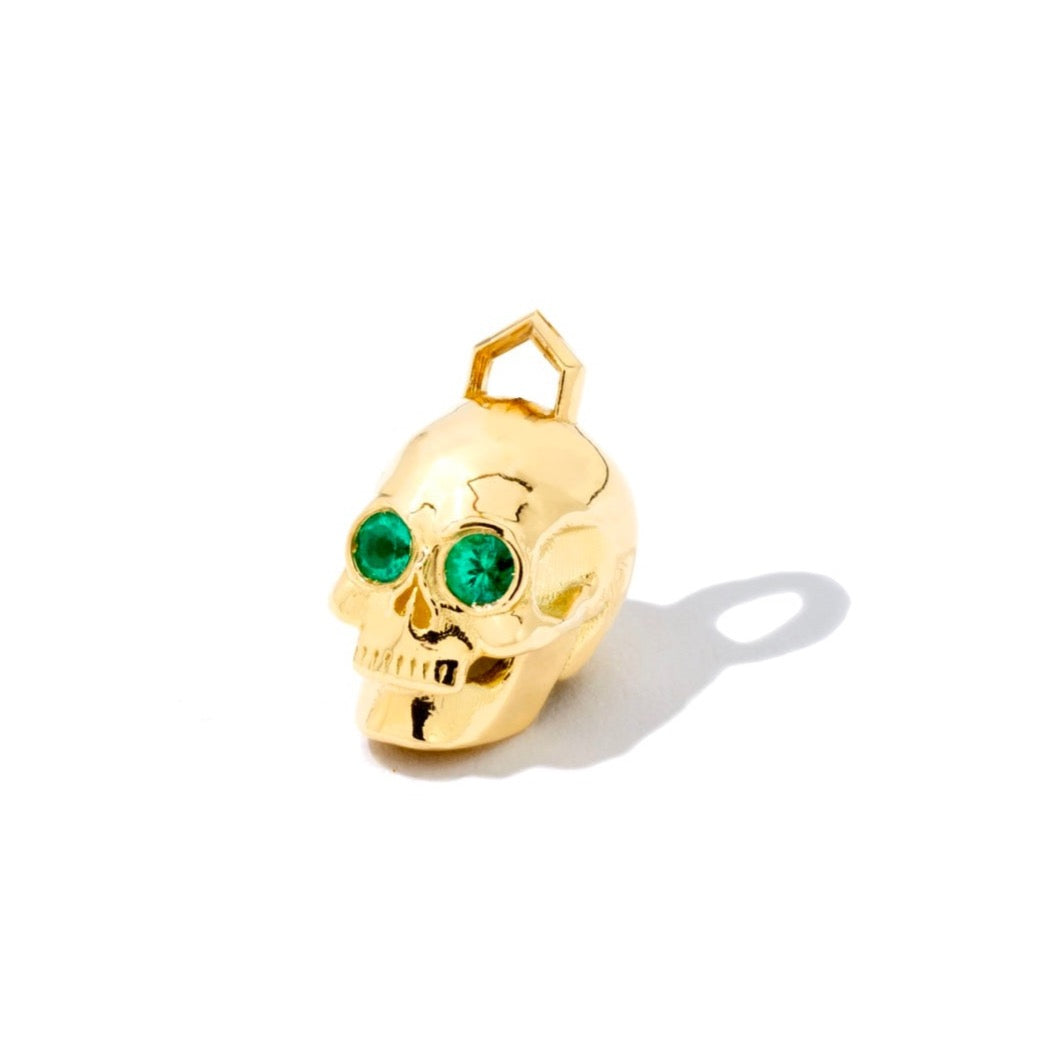 Small 'Til Death Skull Earring Charm