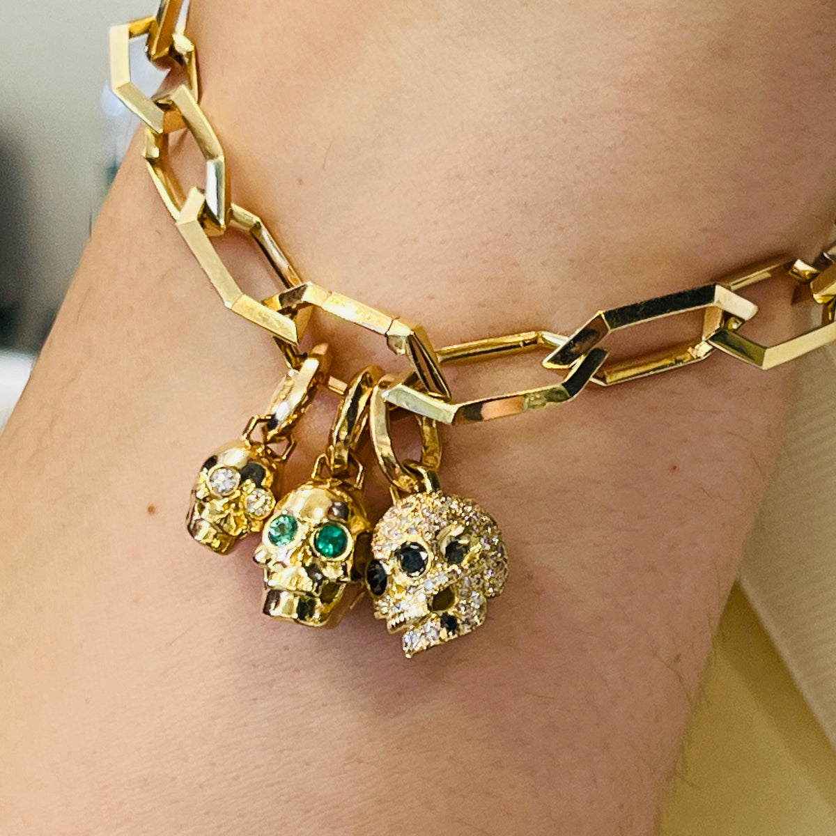Makhaira Pavé Diamond Charm Clip