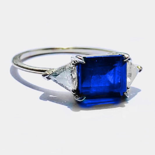The 'Emma' Trilogy Ring in Sapphire