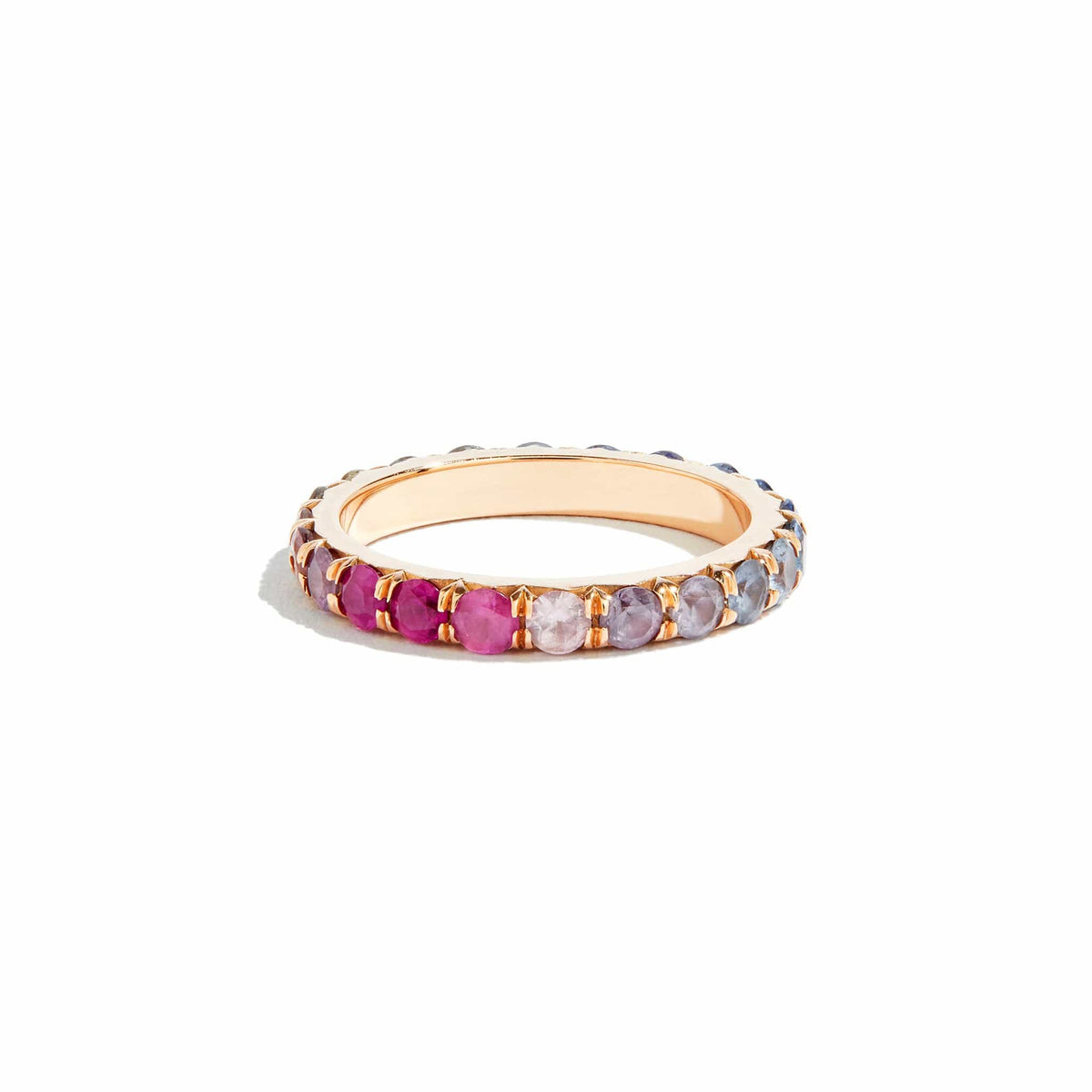 Dusk Ombré Sapphire Eternity Ring
