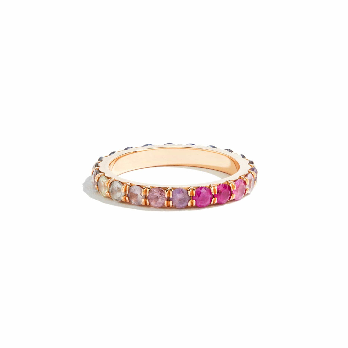 Dusk Ombré Sapphire Eternity Ring
