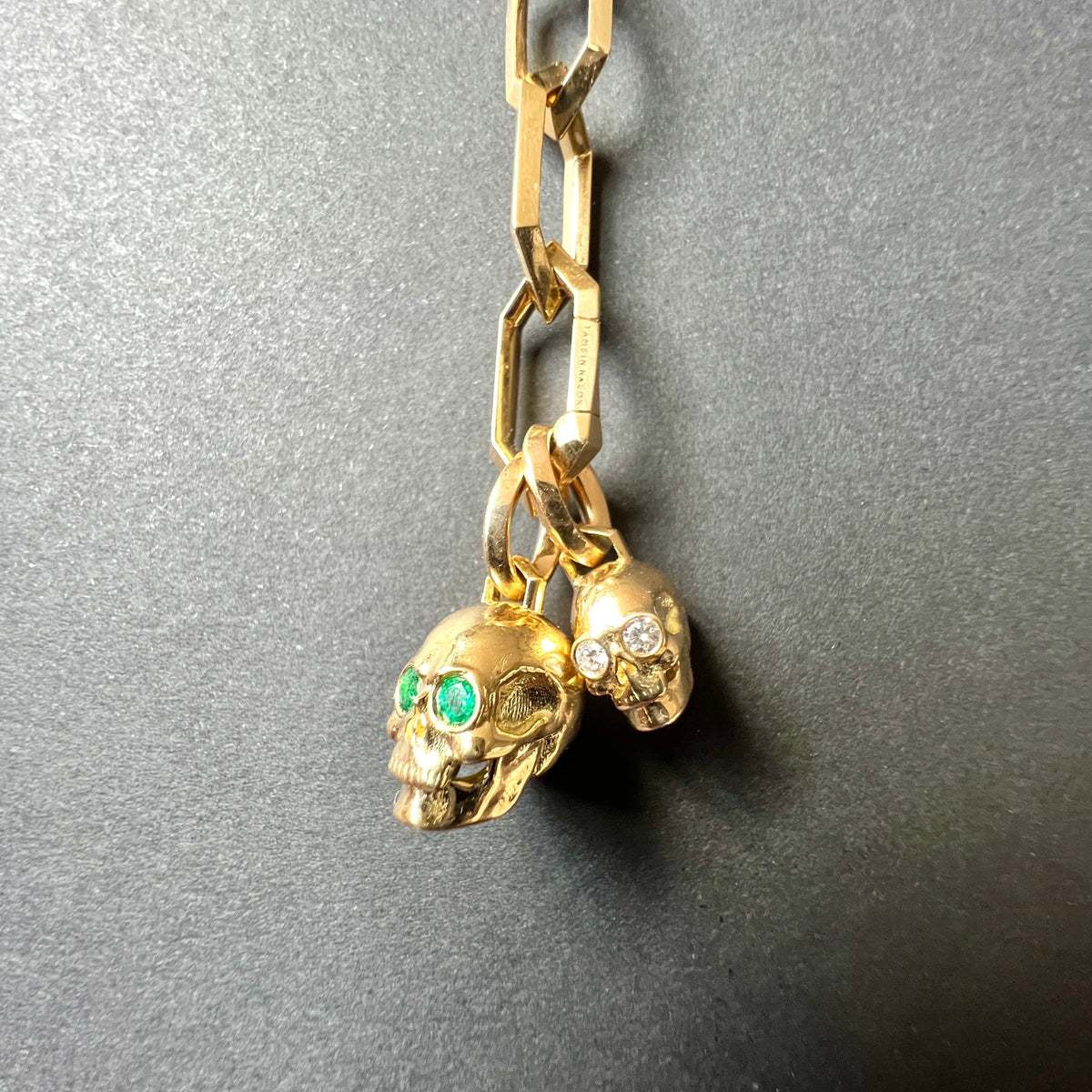 Makhaira Charm Clip in Solid Gold